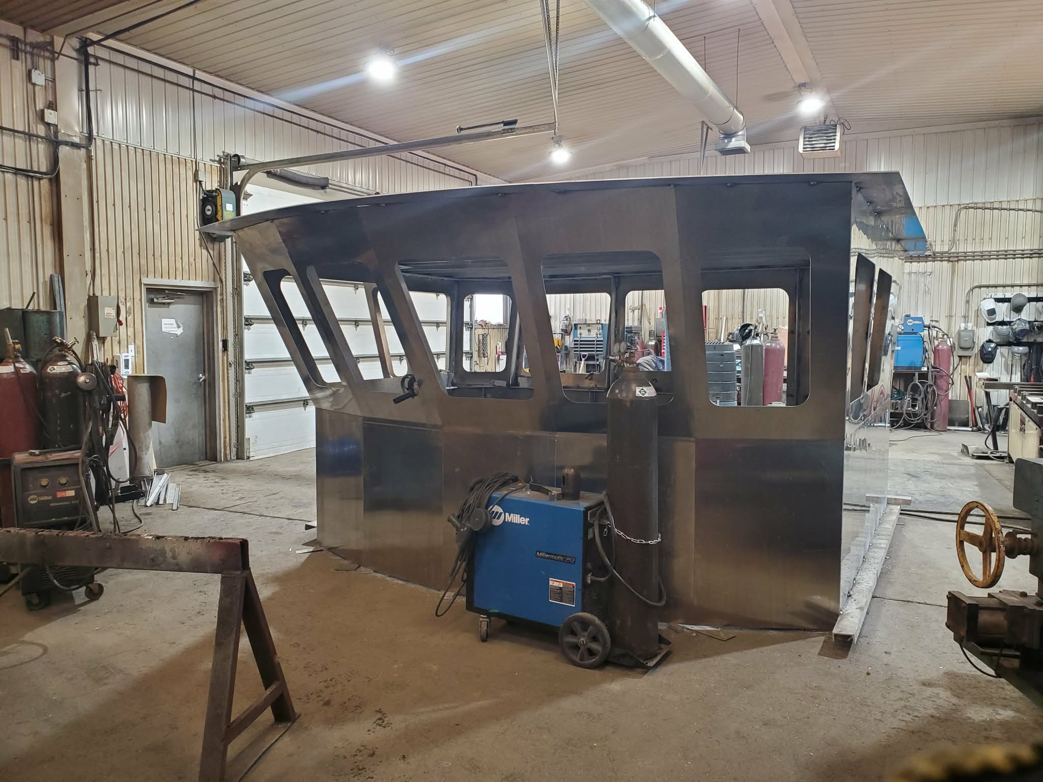 Fabrication de cabine de pilotage